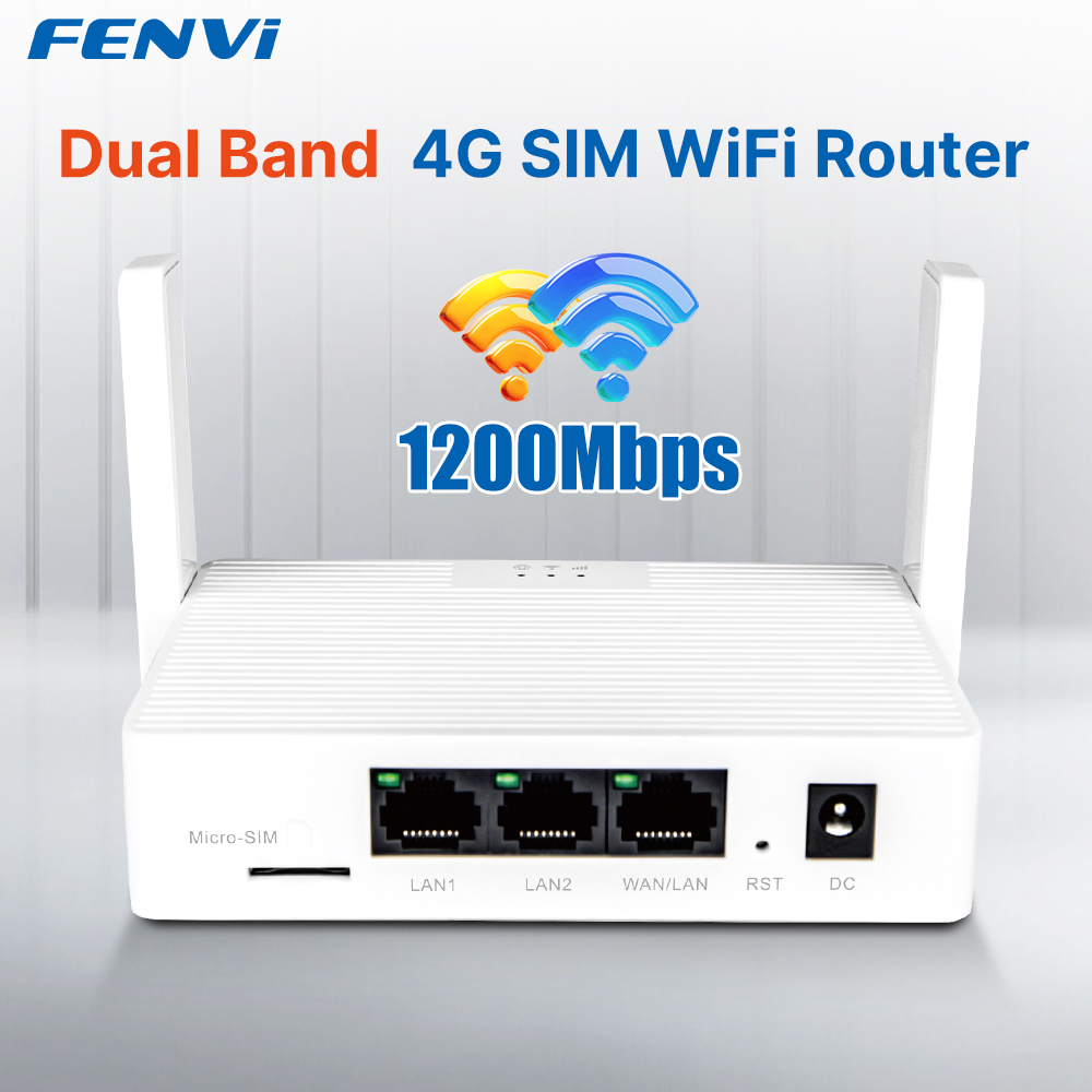 Smart Home Router - fenvi WiFi 4G LTE Router SIM