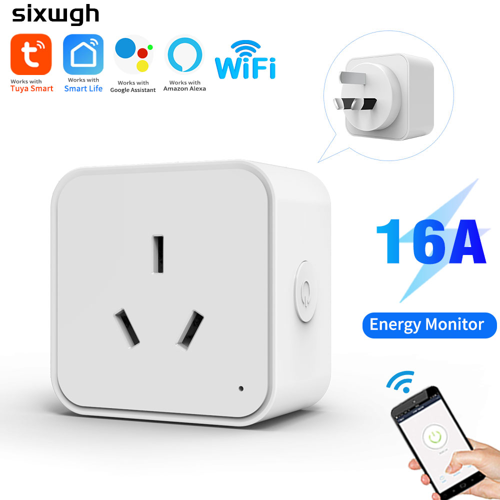 Smart Home Energy Monitor - WiFi Tuya AU Standard Smart Plug