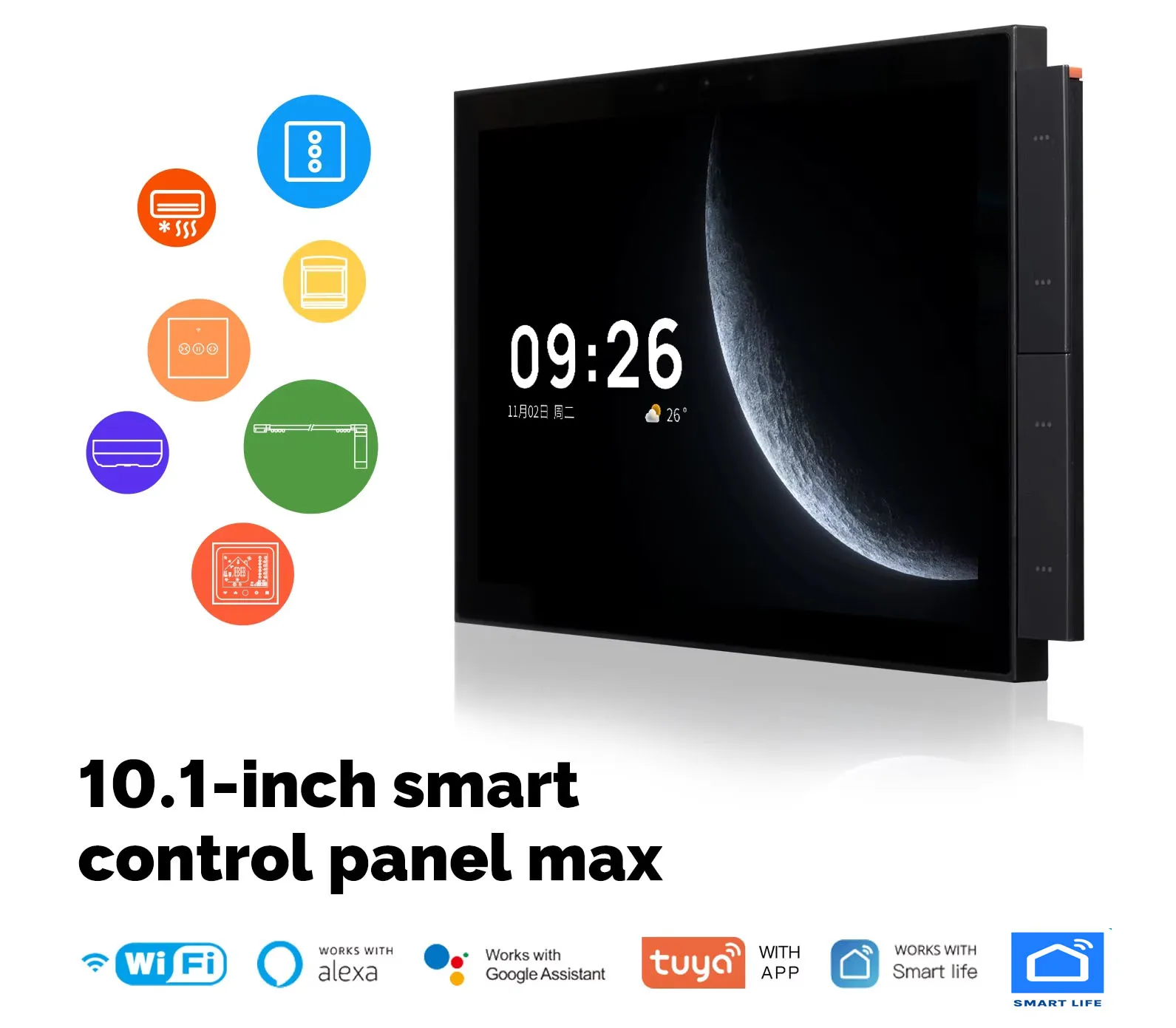 Smart Home Knx System - Digital Screen Touch Smart WiFi 10A
