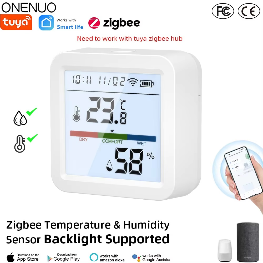 Smart Home Website - Tuya ZigBee Smart Home Temperature Humidity