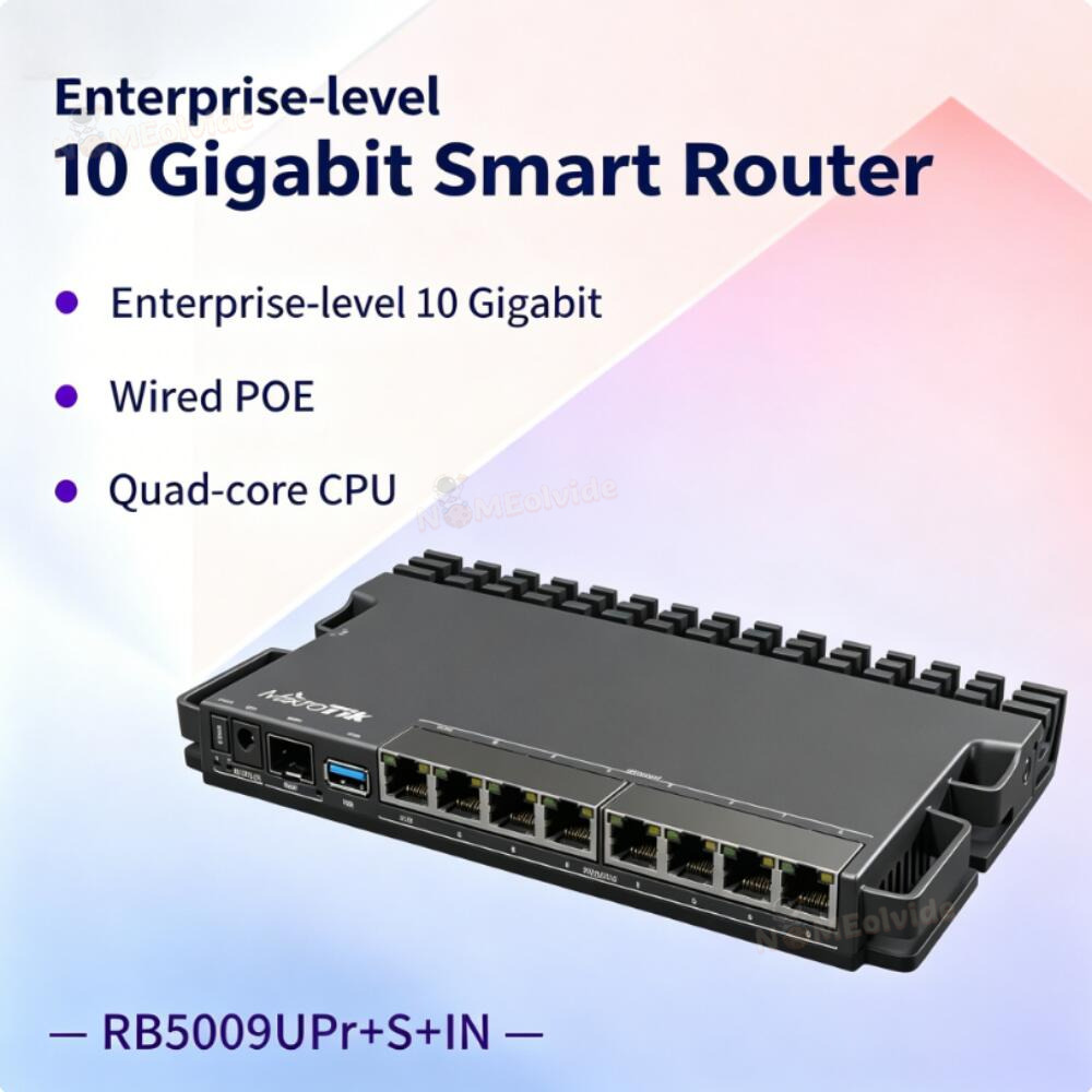 Smart Home Router - Mikrotik Rb5009ug+s In/rb5009upr+s+in Enterprise-level 10G Smart