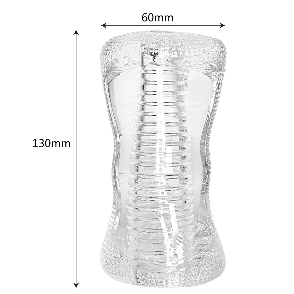 Smart Home Gym - 13cm Male Masturbator Transparent Jelly Artificial