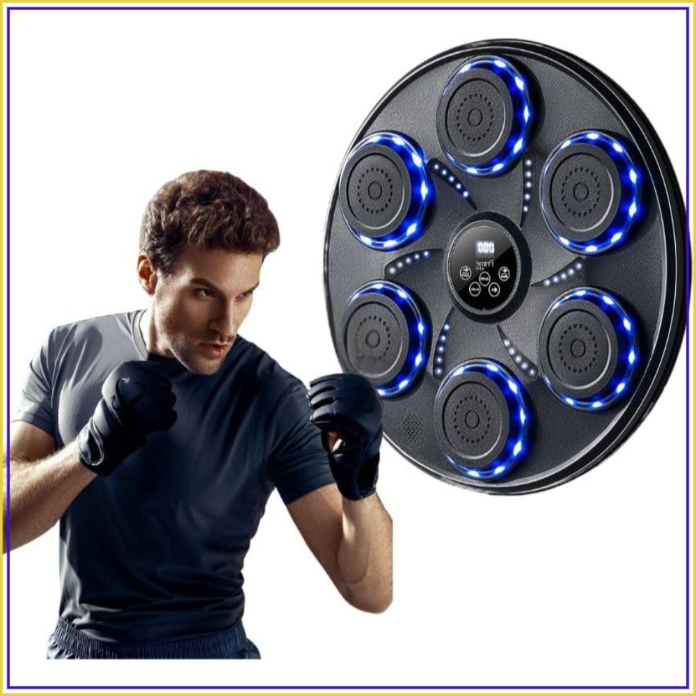 Smart Home Gym - Smart Music Boxing Machine with Gloves,