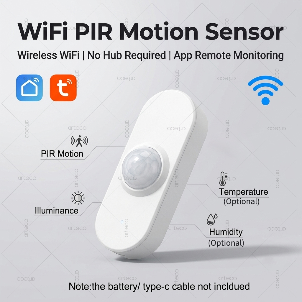 Tuya WiFi PIR Motion Brightnes - Smart Home Wiser review and price