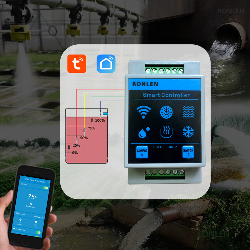 KONLEN Tuya Water Level Sensor - Smart Home Energy Monitor review and price