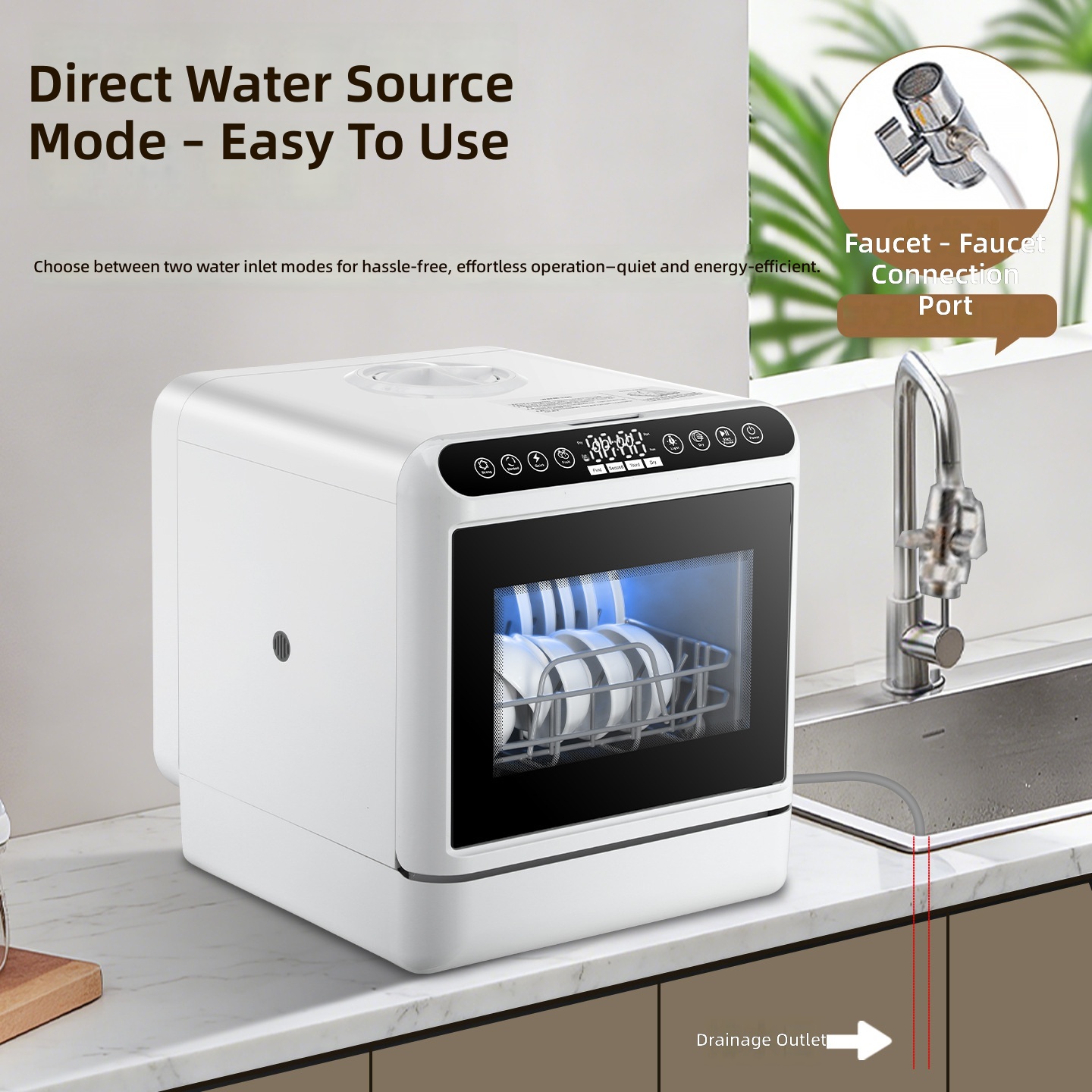 Dishwasher, 220V UK Plug, Larg - Smart Home Ac review and price