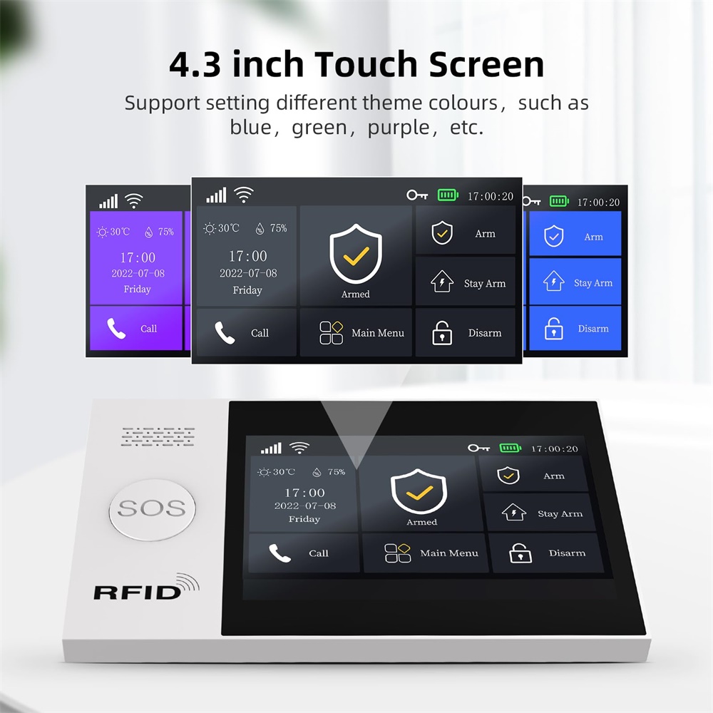 2.4G WIFI Smart GSM Alarm Syst - Smart Home Wiser review and price