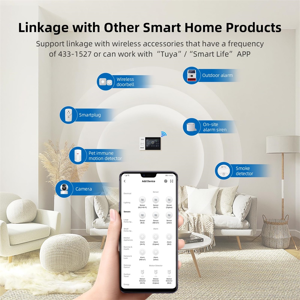 2.4G WIFI Smart GSM Alarm Syst - Smart Home Wiser review and price