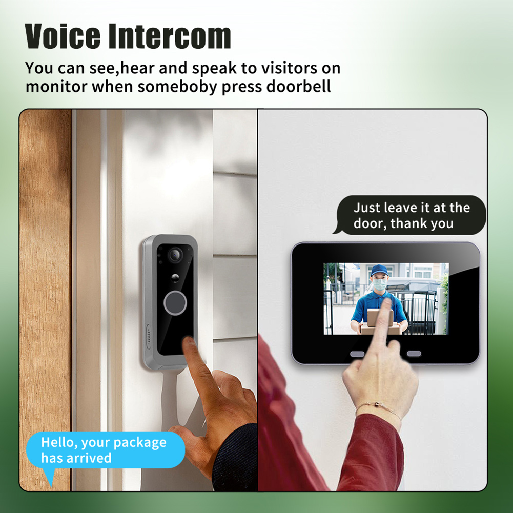 2.4G Wireless Visual Intercom  - Video Doorbell review and price