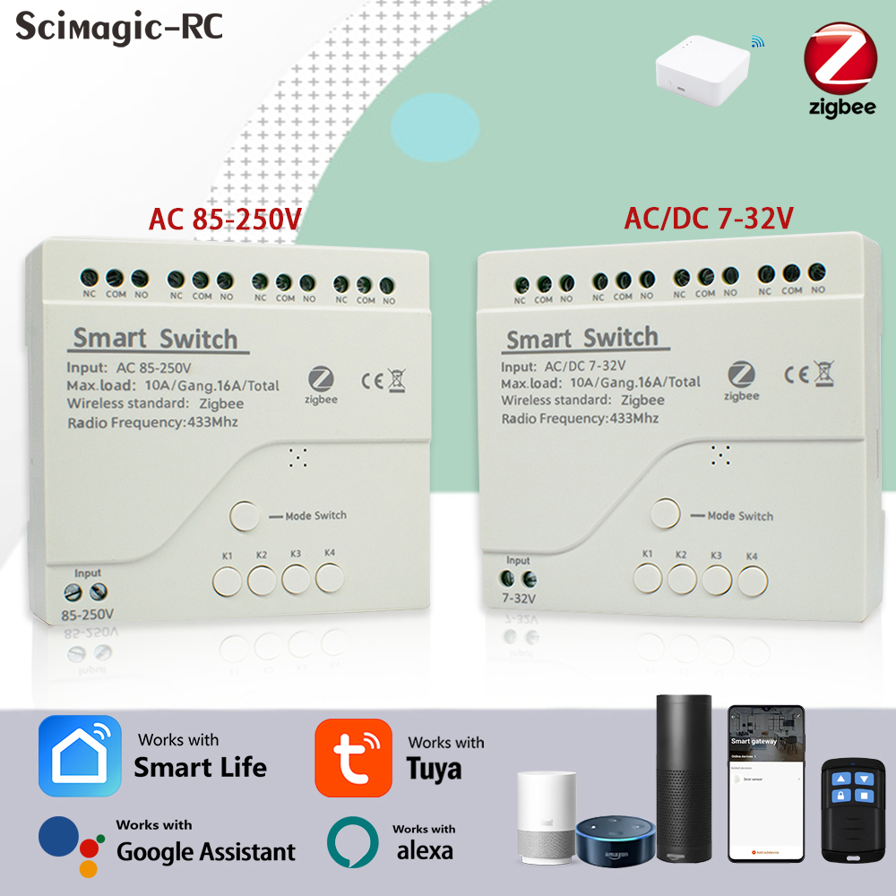 4CH Zigbee Tuya Smart Home Rel - Smart Home Ac review and price
