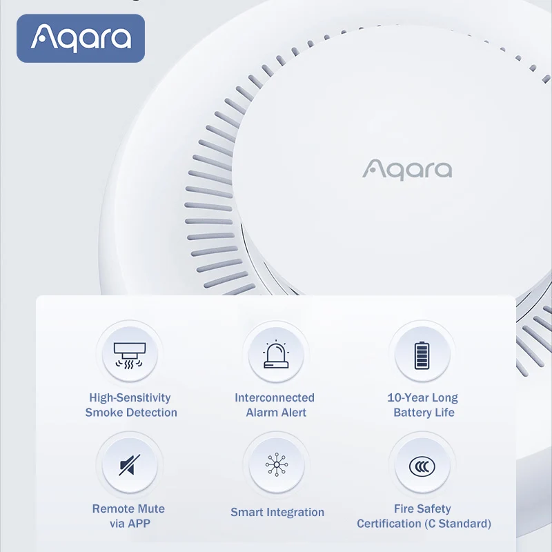 Aqara Matter Smoke Detector Se - Smart Home Hub Apple review and price