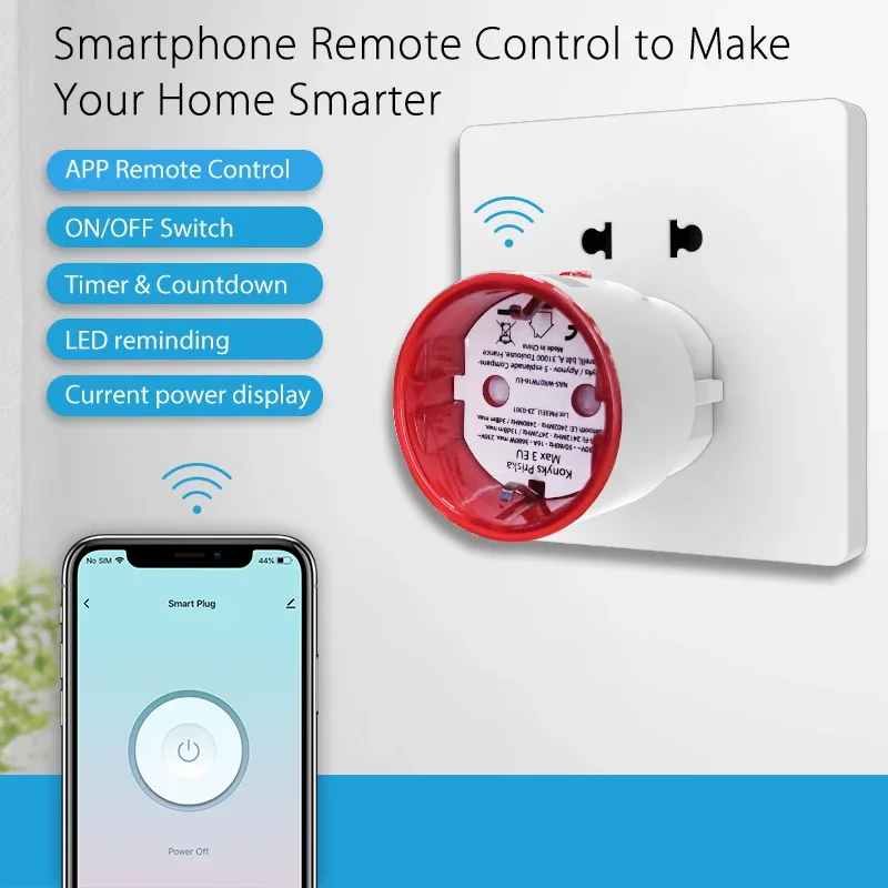 Tuya WiFi Smart Plug Socket EU - Smart Home Energy Monitor review and price