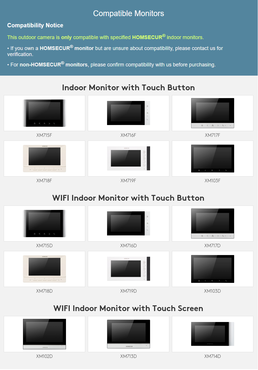 (Not Standalone) HOMSECUR MAL- - Video Doorbell review and price