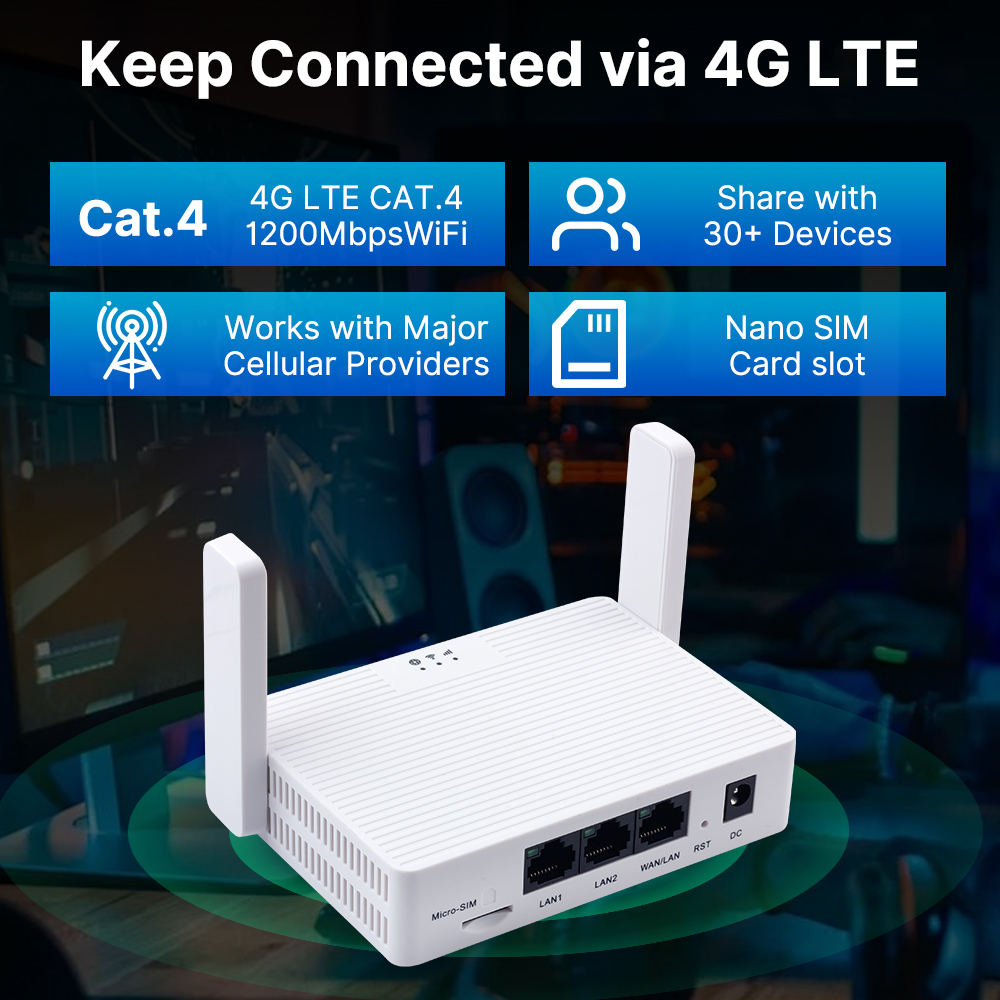 fenvi WiFi 4G LTE Router SIM C - Smart Home Router review and price