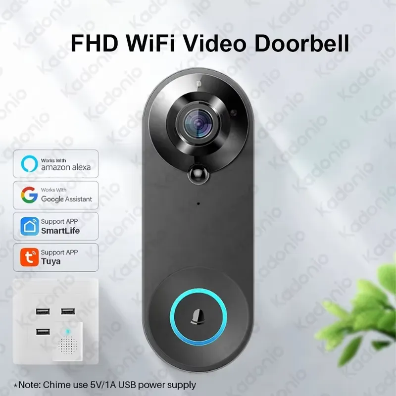 Kadonio 1080P WiFi Video Door  - Video Doorbell review and price