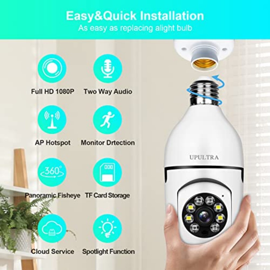 Light Bulb 1080P Security Wire - Smart Home Ac review and price