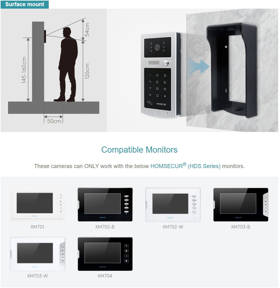 HOMSECUR XC004-S Outdoor Camer - Video Doorbell review and price