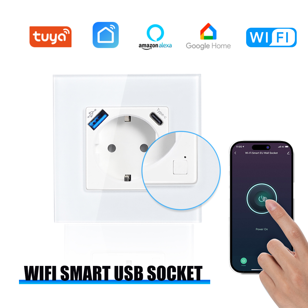 GEYA Wifi EU Socket With 20W T - Smart Home Energy Monitor review and price