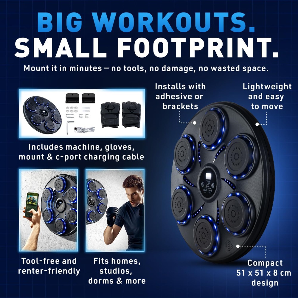 Smart Music Boxing Machine wit - Smart Home Gym review and price