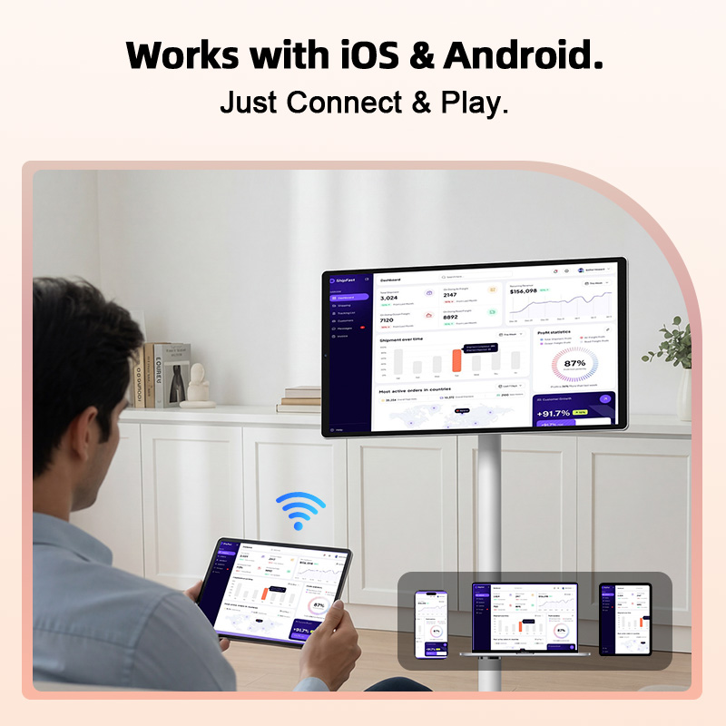 21.5 Inch IPS Android TV Telev - Smart Home Ac review and price