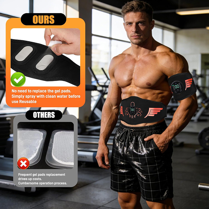 USB Recharge EMS Muscle Toner  - Smart Home Gym review and price